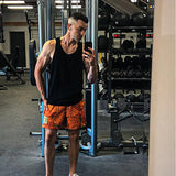 Cartoon Print Gym Shorts Quick Dry Mesh - BelleHarris