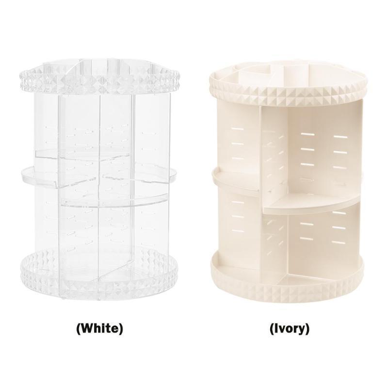 Cosmetic Storage Box 360 Degree Rotating Makeup - BelleHarris