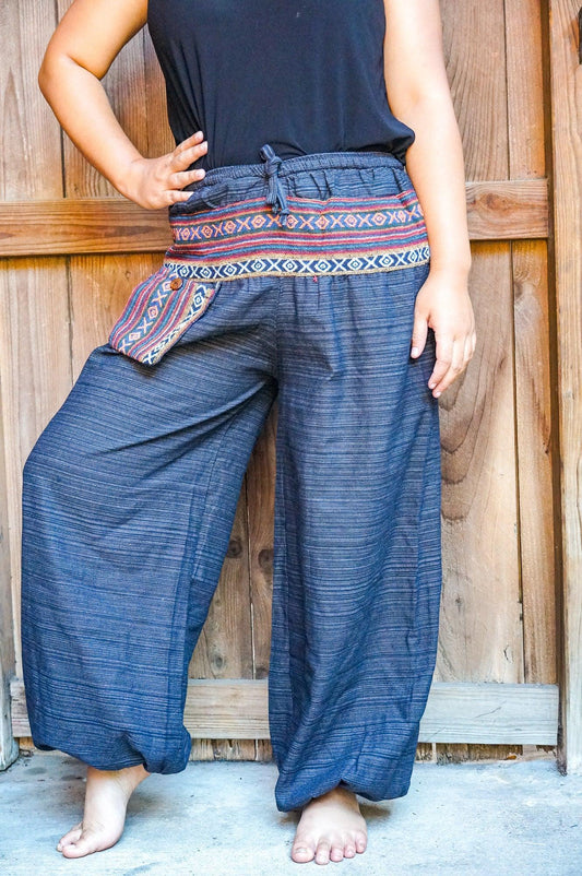 Cotton Women Tribal Boho Pants Hippie Pants - BelleHarris