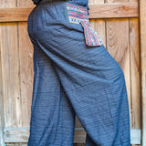 Cotton Women Tribal Boho Pants Hippie Pants - BelleHarris