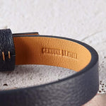 Dad Leather Bracelet With Children Names, Dad Birthday Gifts from Kids - BelleHarris