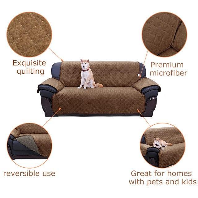 Dog Bed Mat Pet Sofa Cover 3 Seat - BelleHarris