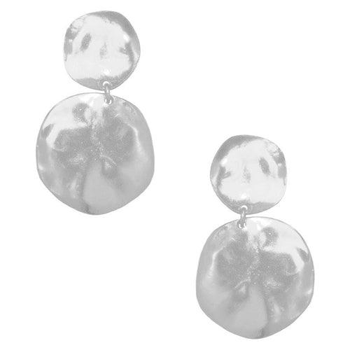 Double disc drop earrings - BelleHarris