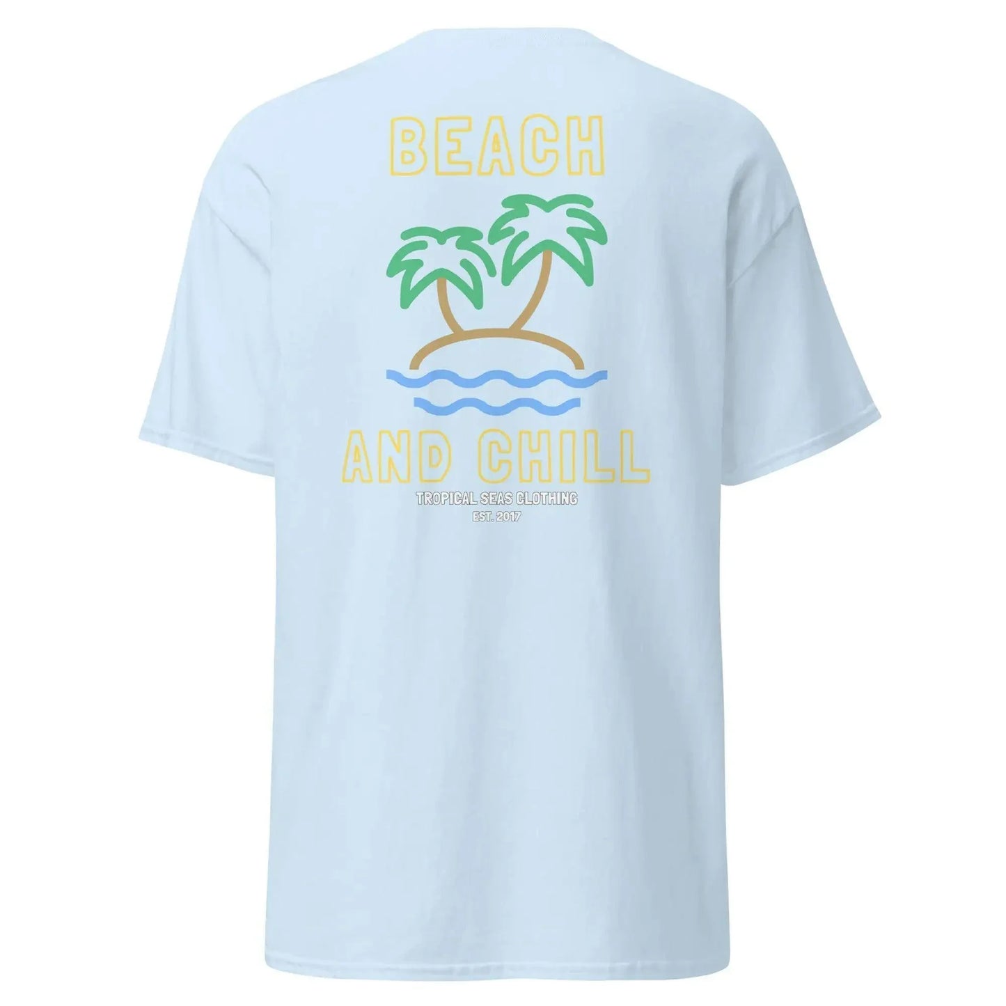 Embroidered Beach and Chill Classic Tee - BelleHarris