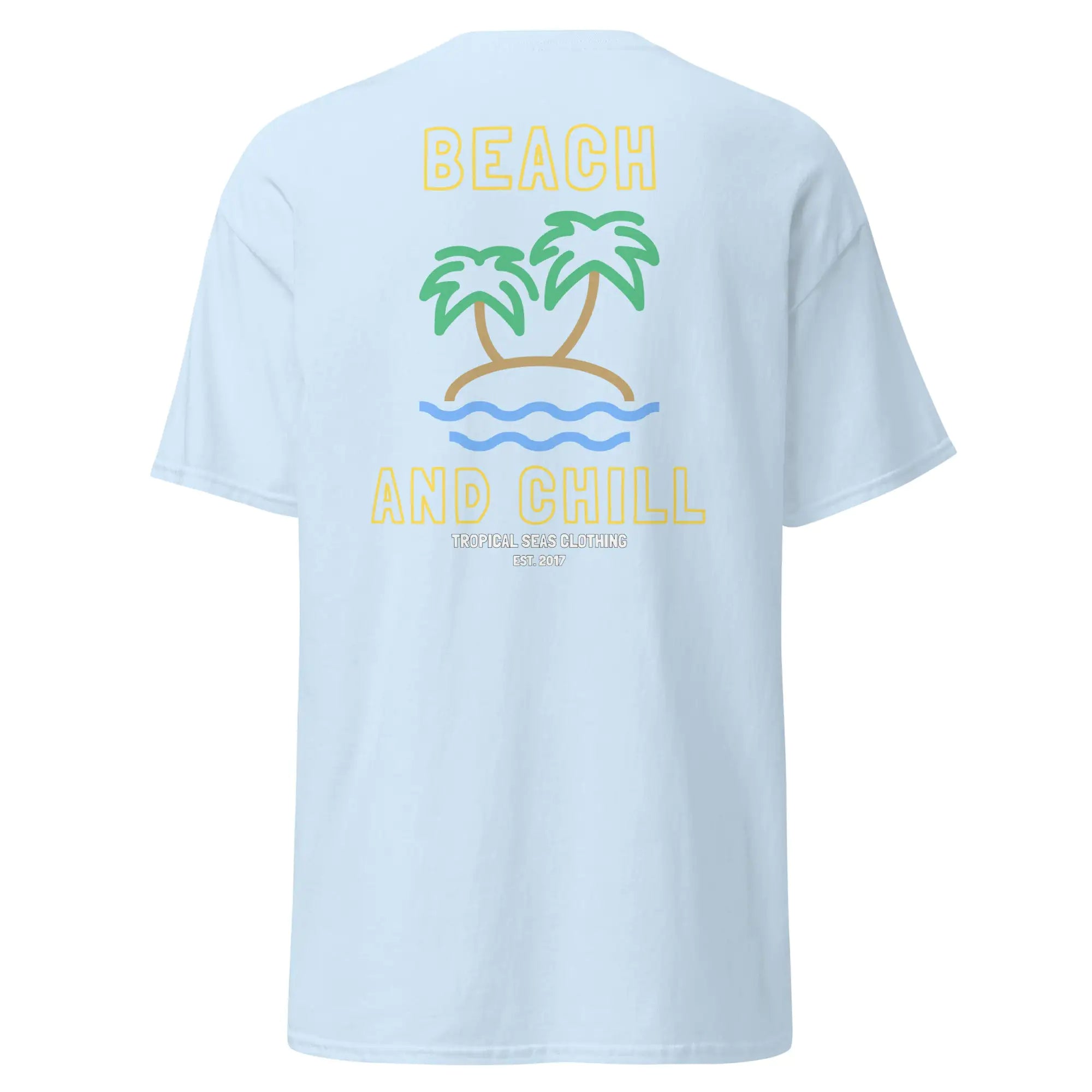 Embroidered Beach and Chill Classic Tee - BelleHarris