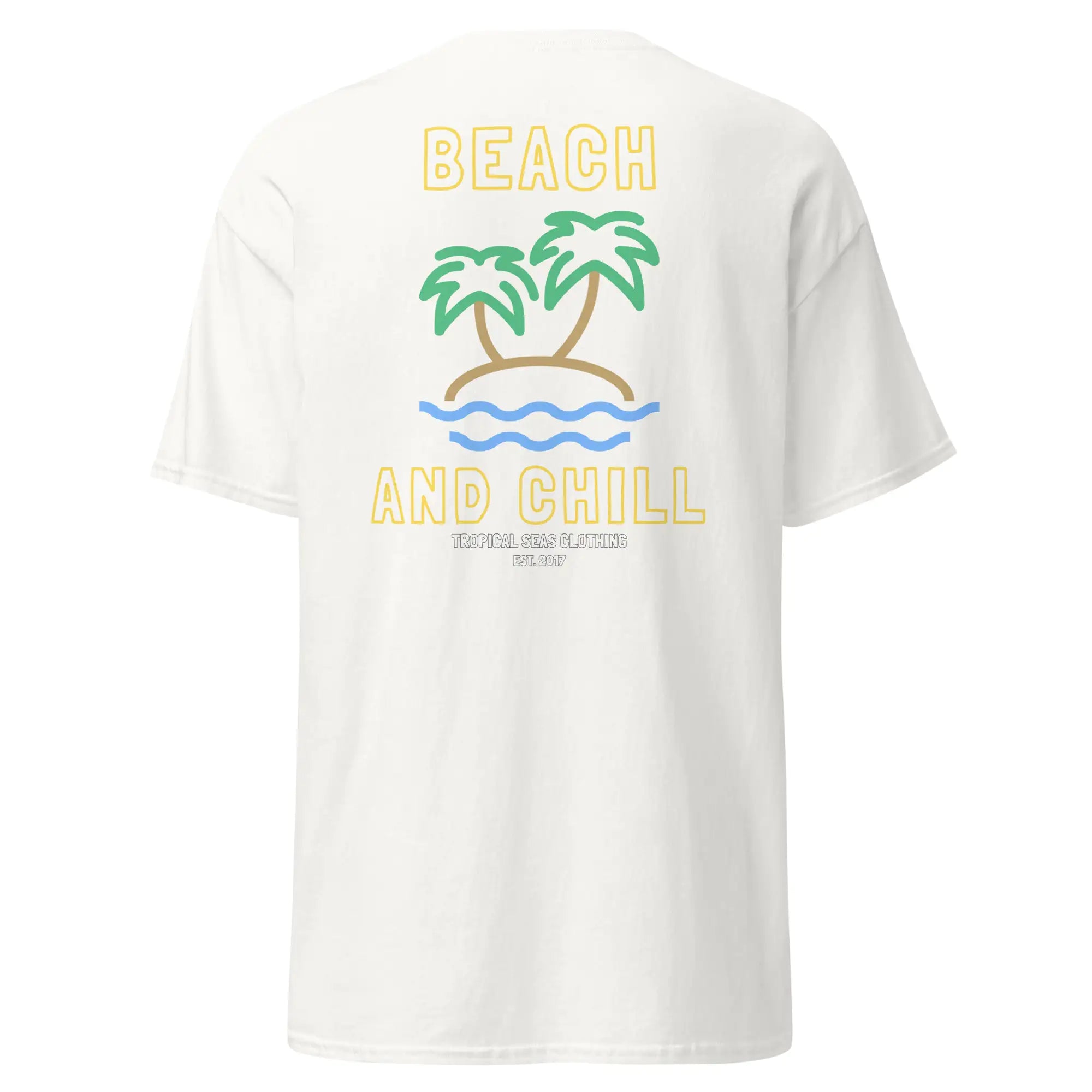 Embroidered Beach and Chill Classic Tee - BelleHarris