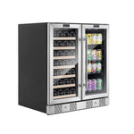 Empava BR04D Dual Zone Wine & Beverage Cooler Fridge - BelleHarris