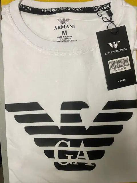 Emporio Armani Big Front V T-Shirt - BelleHarris