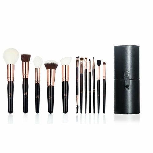Essential Set - 12 Vegan Beauty Professional Makeup Brushes - BelleHarris