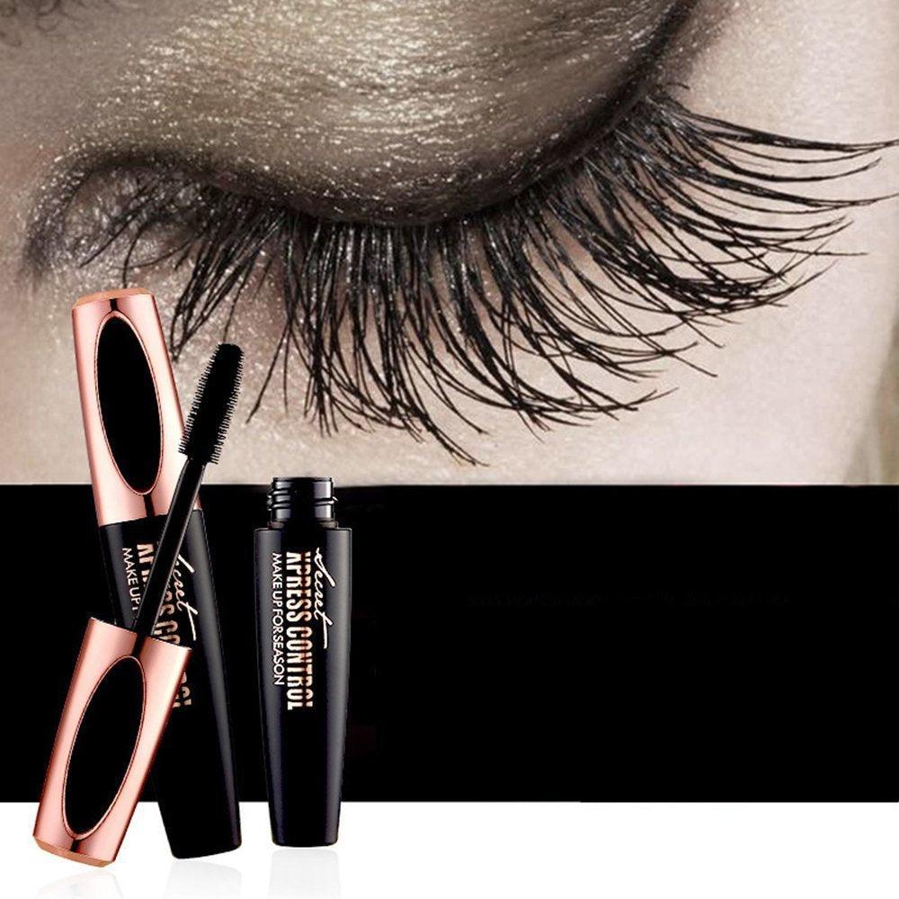 Eyelash Mascara 4D Silk Fiber Long Curling Black - BelleHarris