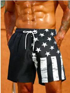 Flag Men's Swim Trunks - BelleHarris