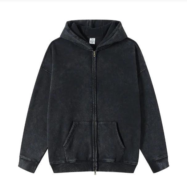 Fleece Zippered Batik Hoodies - BelleHarris