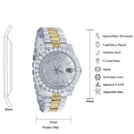 Forte Steel CZ Watch | 530301 - BelleHarris