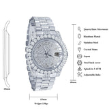 Forte Steel CZ Watch | 530301 - BelleHarris