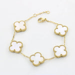 Four-leaf clover charm - New Luxury Clover Bracelets - BelleHarris