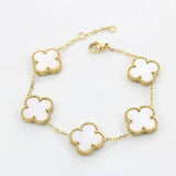 Four-leaf clover charm - New Luxury Clover Bracelets - BelleHarris