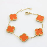 Four-leaf clover charm - New Luxury Clover Bracelets - BelleHarris