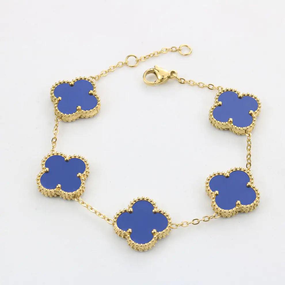 Four-leaf clover charm - New Luxury Clover Bracelets - BelleHarris