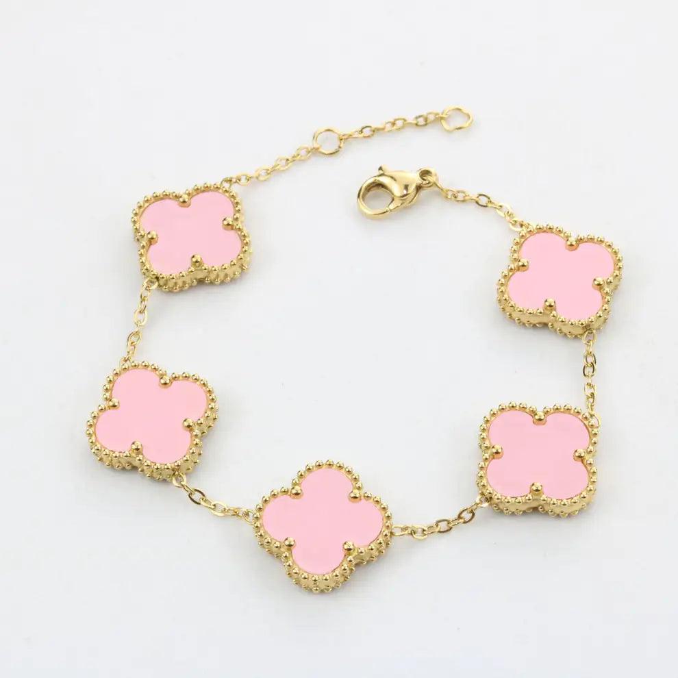 Four-leaf clover charm - New Luxury Clover Bracelets - BelleHarris