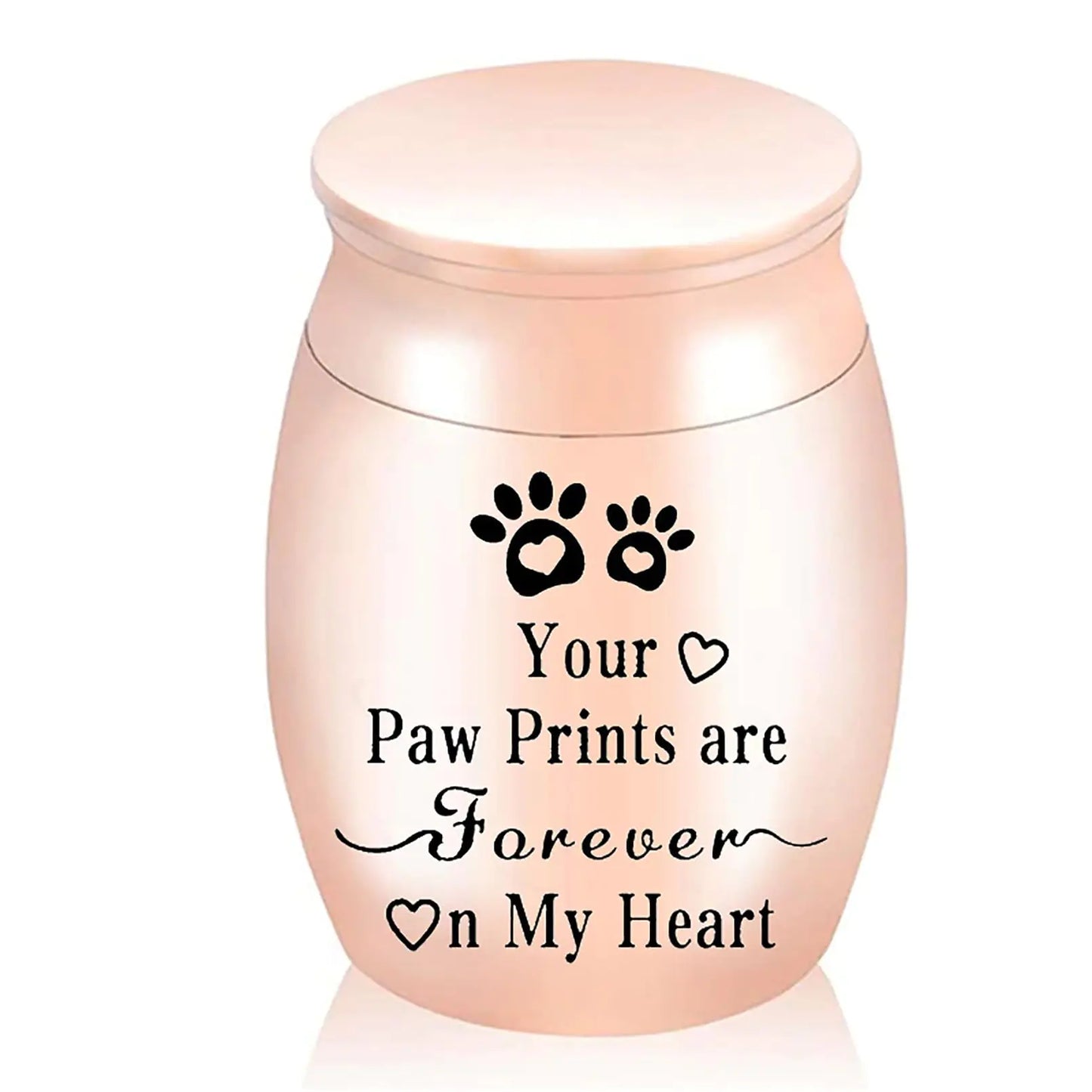 Small Pet Urns for Dogs Ashes Mini Urn Dog Ashes Cremation Keepsake Pet Memorial Urns Gift，Pink