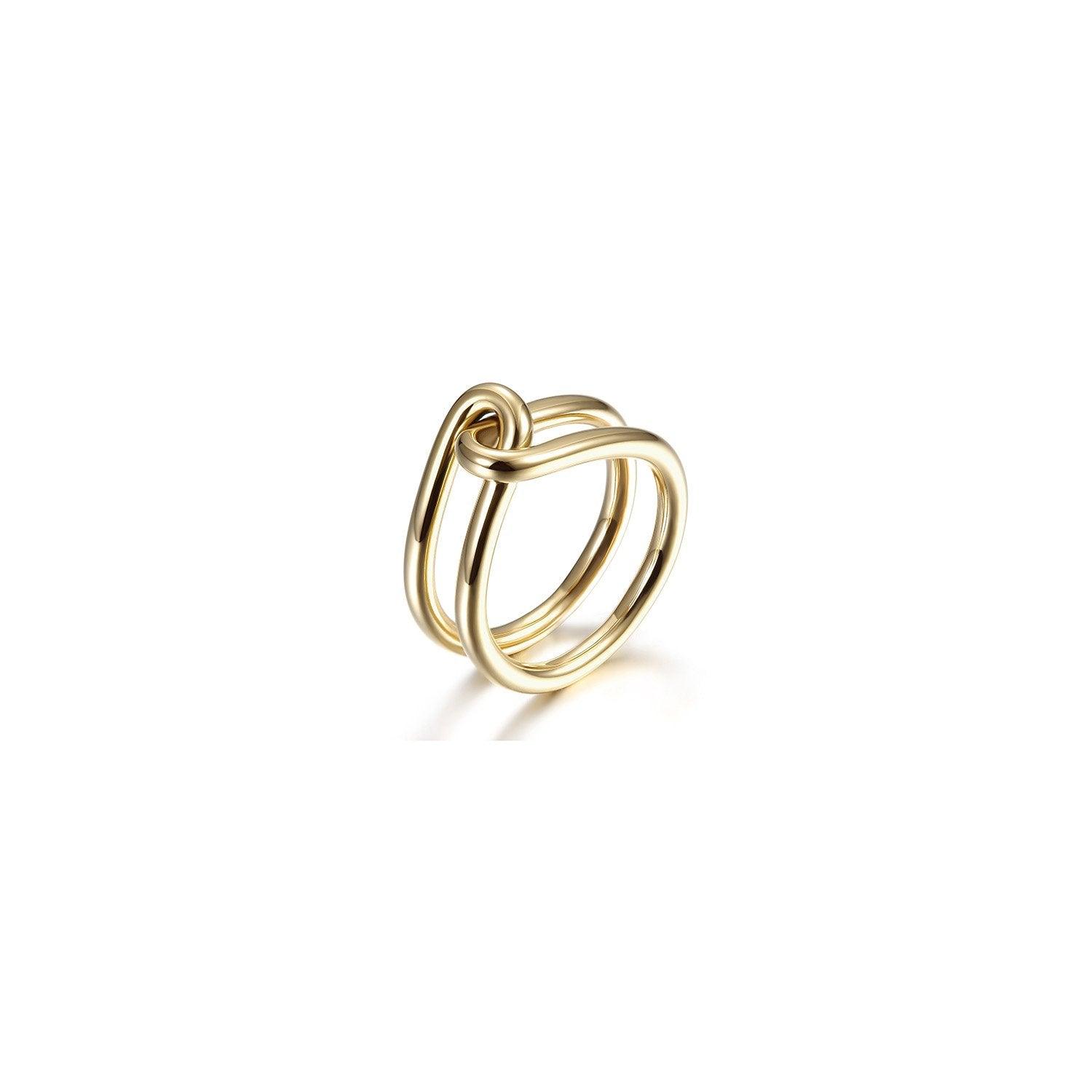 Gold Love Knot Ring - BelleHarris