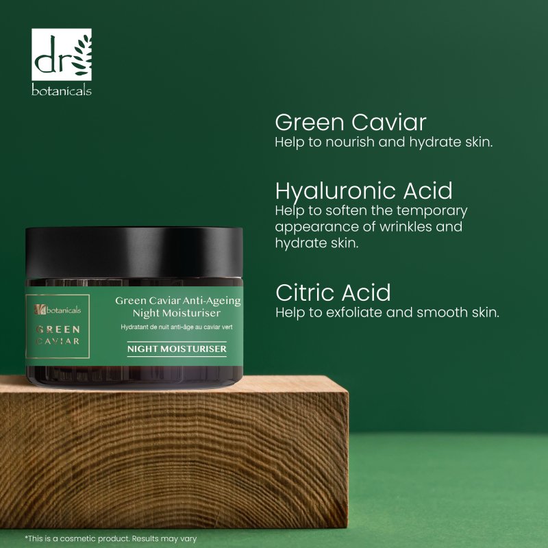 Green Caviar & Argan Oil Anti-Oxidant Anti-Ageing Night Cream 50ml