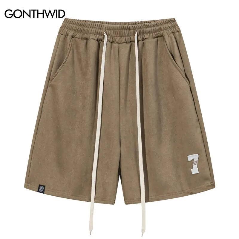 Harajuku Suede Shorts for Men - BelleHarris