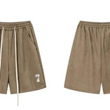 Harajuku Suede Shorts for Men - BelleHarris