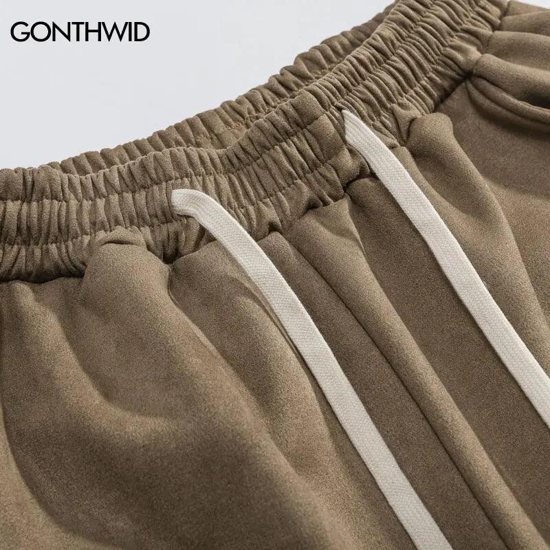 Harajuku Suede Shorts for Men - BelleHarris