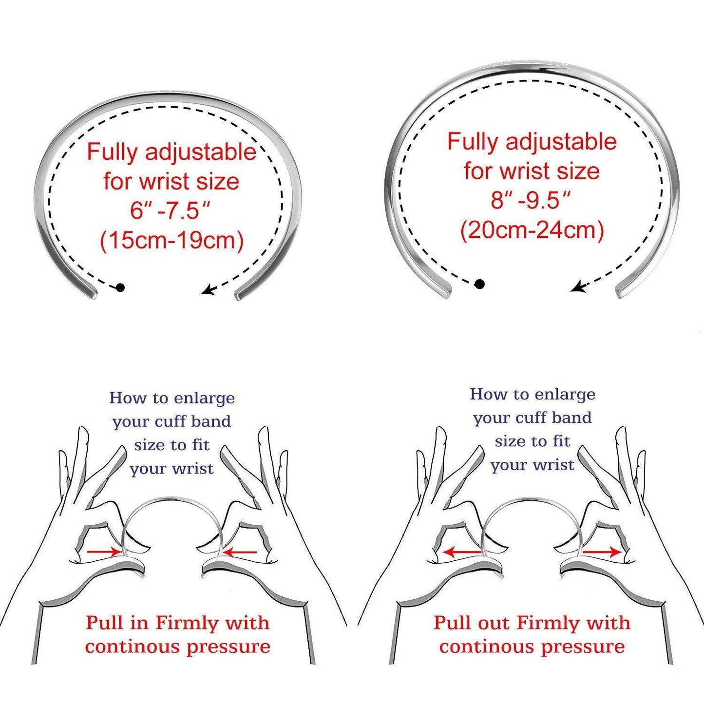 His and Hers Cuff Bracelets - Timeless Elegance | Belle Harris- his and hers cuff bracelets. - BelleHarris