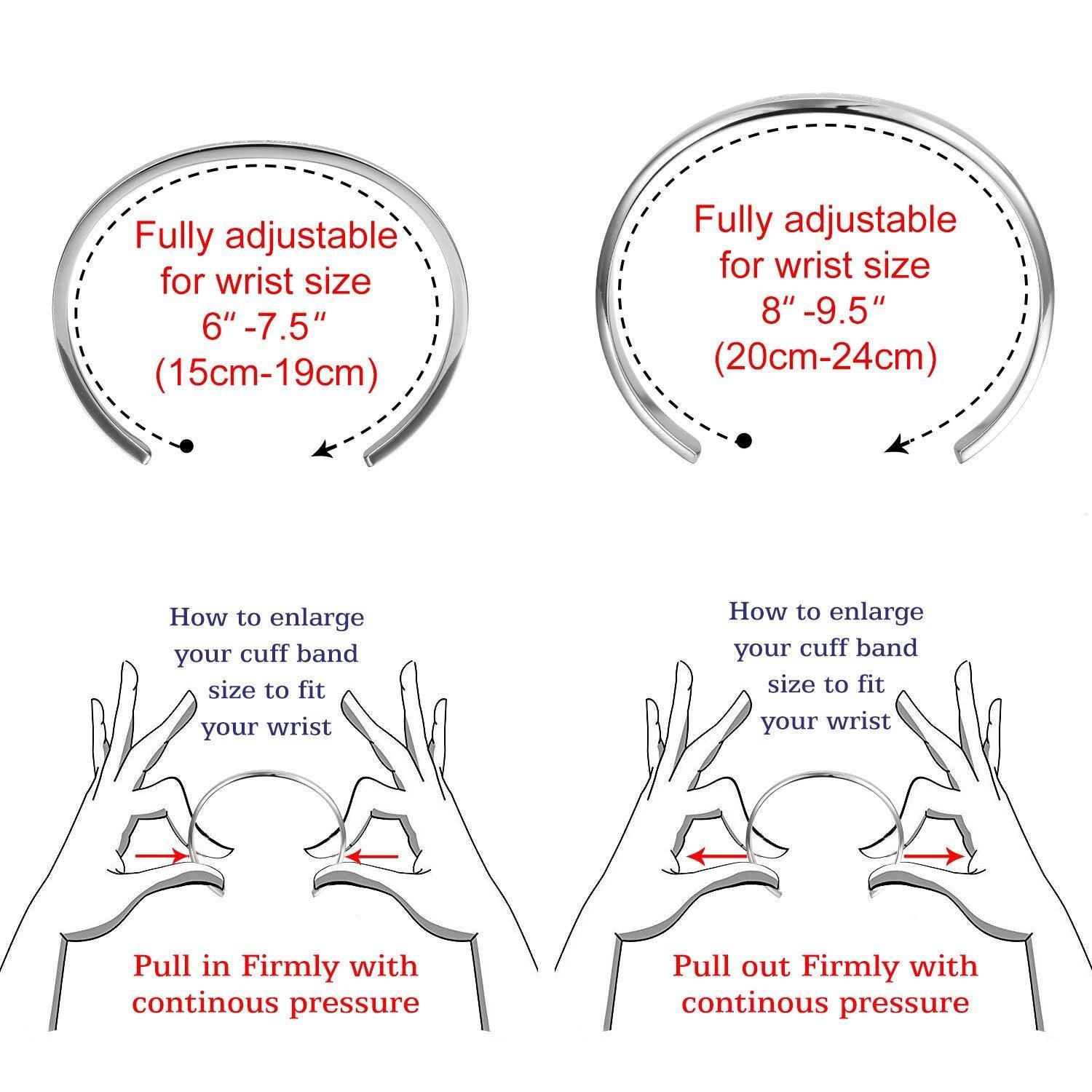 His and Hers Cuff Bracelets - Timeless Elegance | Belle Harris- his and hers cuff bracelets. - BelleHarris