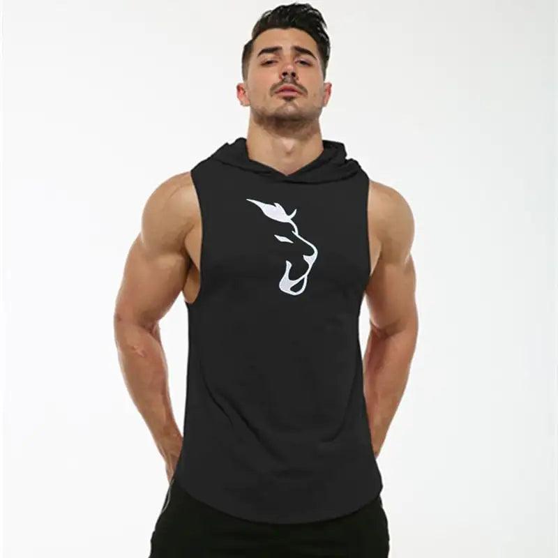 Hooded Sleeveless Men's Vest - BelleHarris