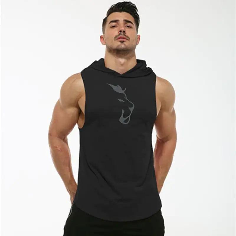 Hooded Sleeveless Men's Vest - BelleHarris