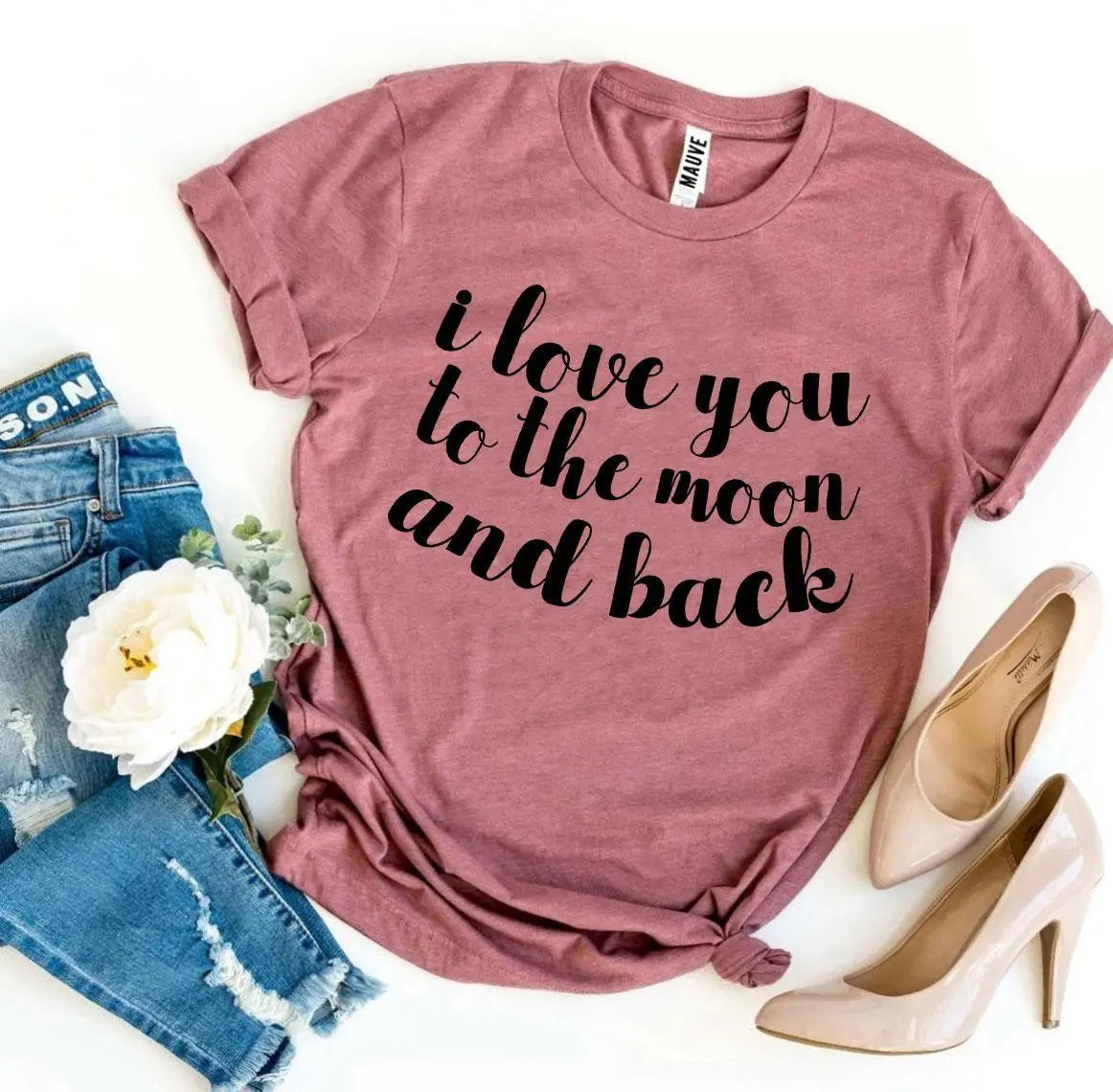 I Love You To The Moon And Back T-shirt - BelleHarris