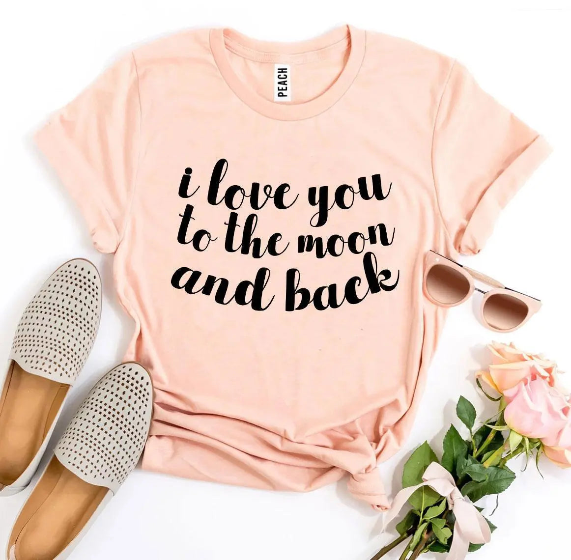 I Love You To The Moon And Back T-shirt - BelleHarris