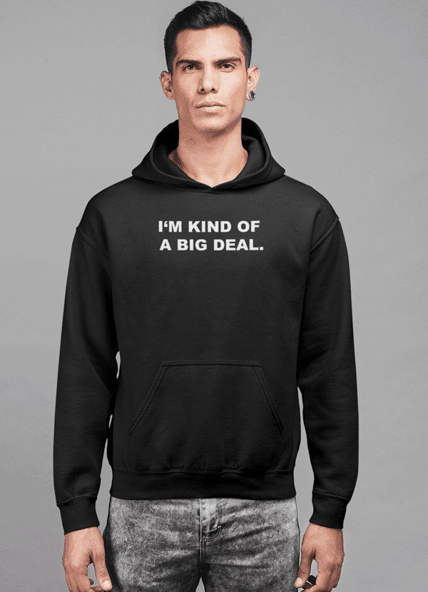I'm kind of a big deal HOODIE- unisex lightweight hoodie - BelleHarris