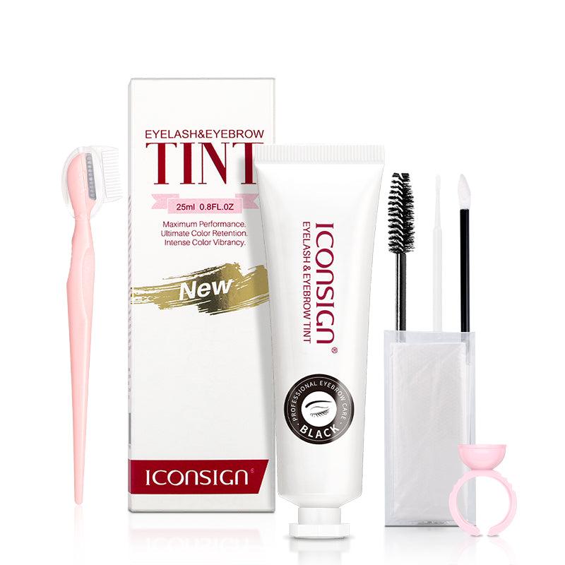 ICONSIGN Lashes Eyebrow Tint Kit Professional Fast Perming Dye Brow Mascara Tattoo Cream Waterproof Long Lasting 60 To 90 Days - BelleHarris