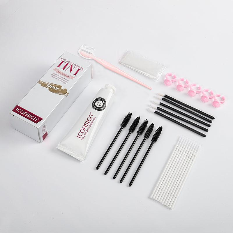 ICONSIGN Lashes Eyebrow Tint Kit Professional Fast Perming Dye Brow Mascara Tattoo Cream Waterproof Long Lasting 60 To 90 Days - BelleHarris