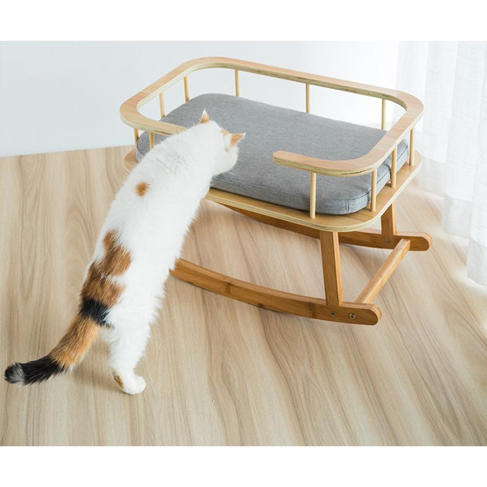 INSTACHEW Rockaby Pet Bed, Comfy and Portable Kitten Couch with Soft - BelleHarris