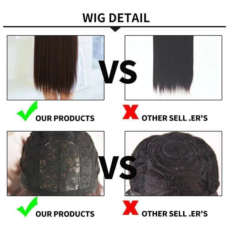 Hair Front Wig Women's Brazilian Human Hair Long Curly Lace Wavy Hair Wig - US 2023