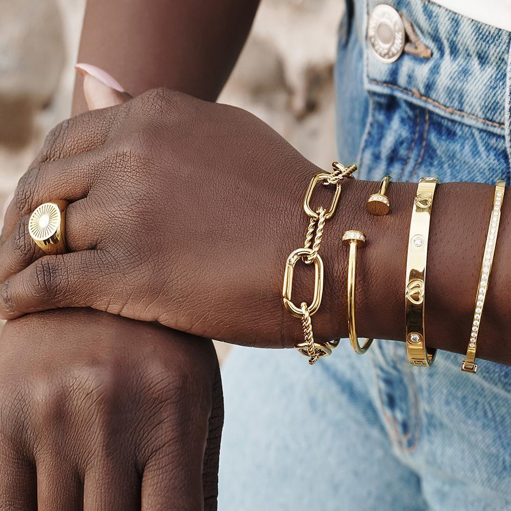 Layered Bangle Ring Set - BelleHarris