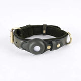 Leather Anti-Lost Dog Collar - BelleHarris