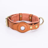 Leather Anti-Lost Dog Collar - BelleHarris