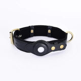 Leather Anti-Lost Dog Collar - BelleHarris