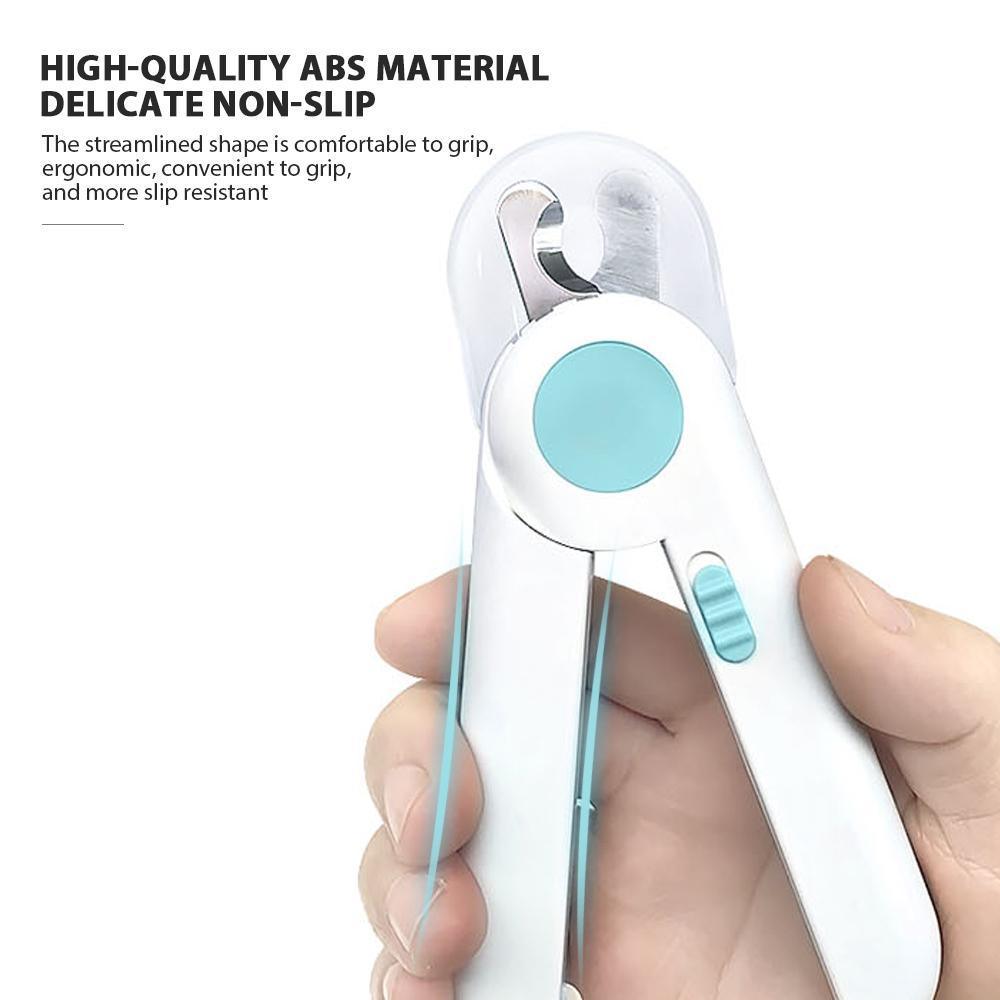 LED Pet Nail Clipper Scissors Dog Cat Nail Toe Claw Trimmer - BelleHarris