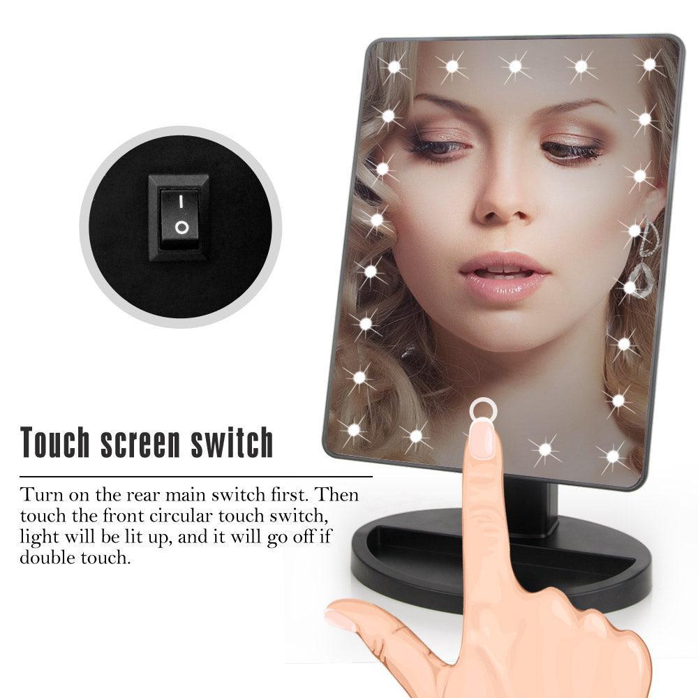 LED Touch Screen Makeup Mirror Professional Vanity - BelleHarris