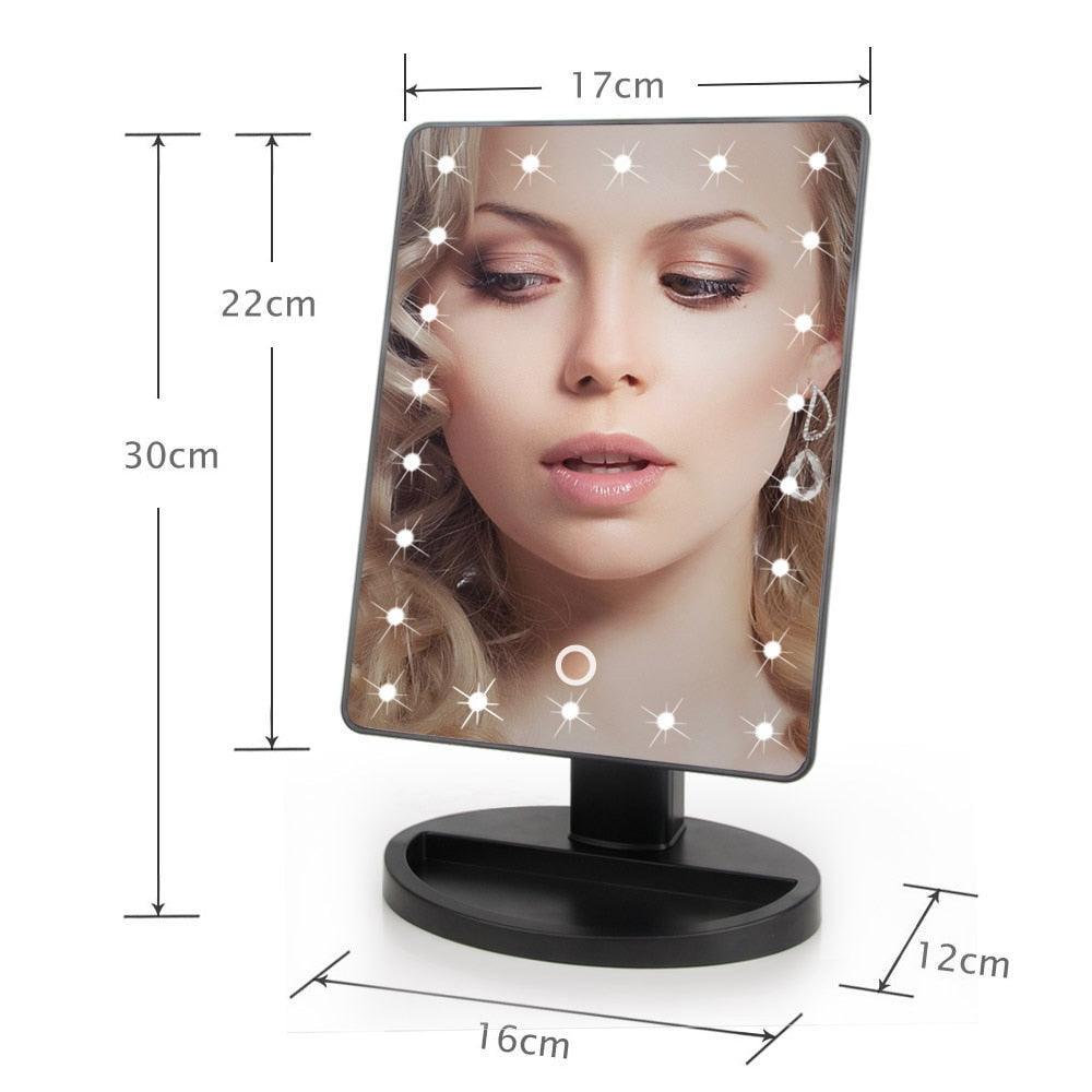 LED Touch Screen Makeup Mirror Professional Vanity - BelleHarris