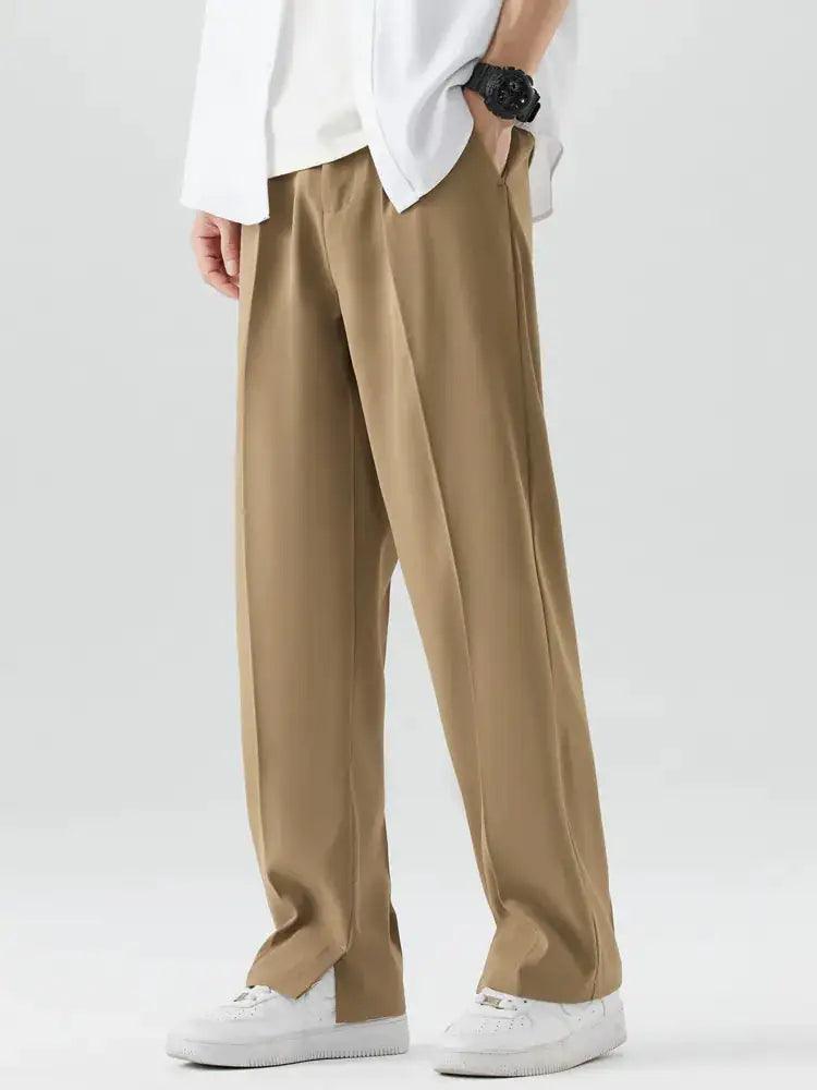 Lightweight Straight Cut Pants - BelleHarris