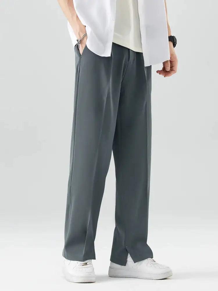 Lightweight Straight Cut Pants - BelleHarris
