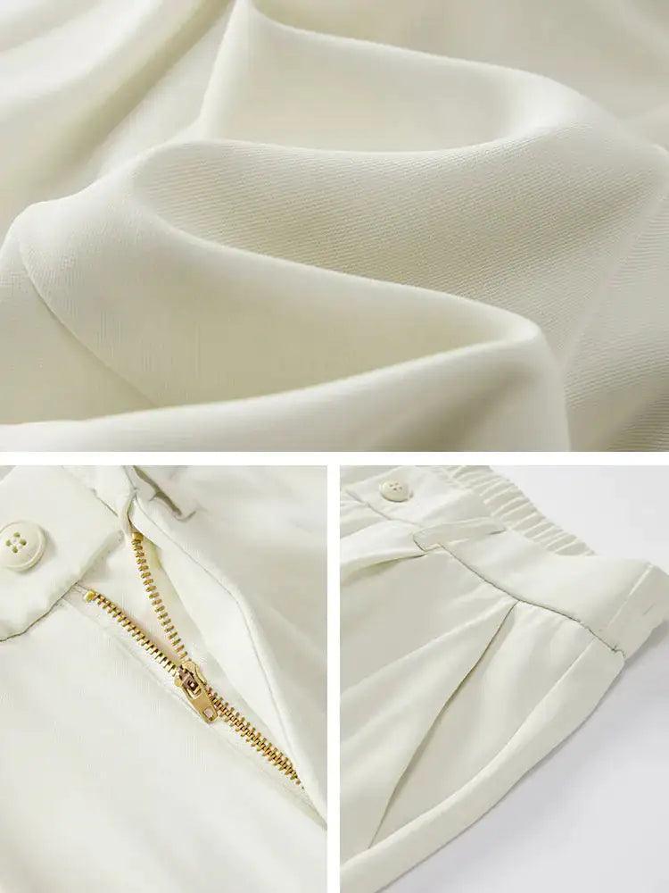 Lightweight Straight Cut Pants - BelleHarris